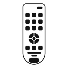 Poster - Hand remote control icon, simple style