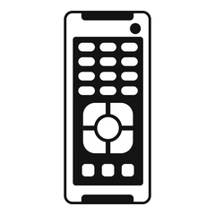 Poster - Device remote control icon, simple style