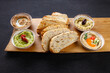 © Vadym - Vegan chef pate variety, humus and crunchy toasts