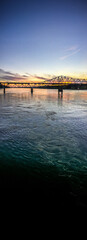 Wall Mural - Sunset over the Tennessee River in Florence Alabama
