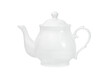 white teapot for tea isolate
