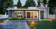 Modern home designs 3d rendering