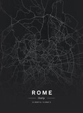 Fototapeta Mapy - Map of Rome, Italy