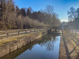 Fototapeta  - Schleuse 33 am Ludwig-Donau-Main-Kanal
