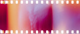 Fototapeta Desenie - real film strip texture with burn light leaks, abstract background