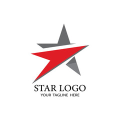 Star icon Template vector illustration design