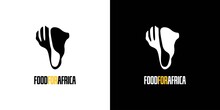The Food Word Logo For Africa Is Simple And Unique