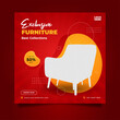 © DISTROLOGO - Creative furniture sale banner or social media post template