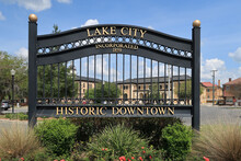 Gateway To Historic Downtown Lake City, Columbia County, Florida.