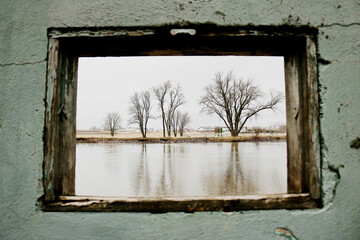 old window frame