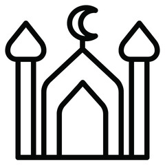 Sticker - mosque