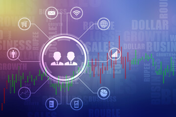 Poster - 

2d illustration technology background