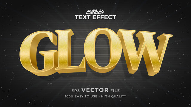 Editable text style effect - Retro text style theme