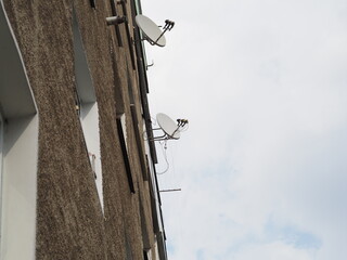 antenna on a roof