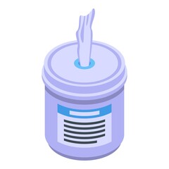 Poster - Screen wipes icon. Isometric of Screen wipes vector icon for web design isolated on white background