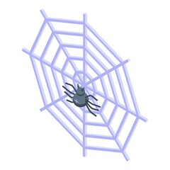 Poster - web spider icon. isometric of web spider vector icon for web design isolated on white background