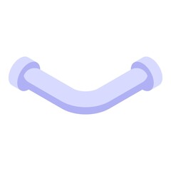 Poster - Sewerage home pipe icon. Isometric of Sewerage home pipe vector icon for web design isolated on white background