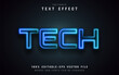 © Aglonemadesign - Tech neon text effect