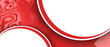 Abstract background Futuristic Curves and digital Design on Red concept . Inspiration, japanese, banner, Copy Space - 3d rendering