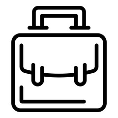 Poster - Business value icon. Outline business value vector icon for web design isolated on white background