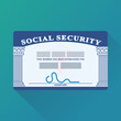 © Onidji - US social security card (flat design)