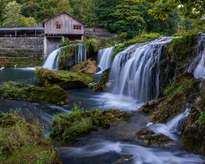 kostelski buk waterfalls