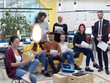 © .shock - Business team portrait at modern startup open space coworking office