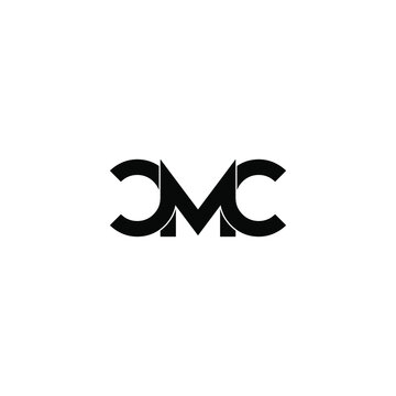 cmc letter original monogram logo design
