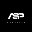 ASP Letter Initial Logo Design Template Vector Illustration