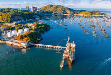 Wall Mural - Zhapo National Center fishing port, hailing island, Yangjiang City, Guangdong Province, China