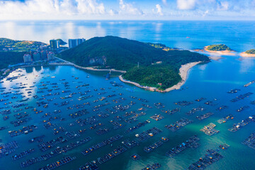 Wall Mural - Zhapo National Center fishing port, hailing island, Yangjiang City, Guangdong Province, China