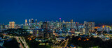 Fototapeta  - Singapore central area city view at magic hour.