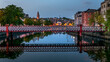 St Vincent's Bridge Cork Ireland landmark River Lee reflection urban amazing view sunset