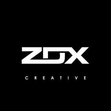 ZDX Letter Initial Logo Design Template Vector Illustration