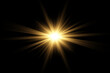 © Vector light Studio - Vector transparent sunlight special lens flare light effect. PNG. Vector illustration.