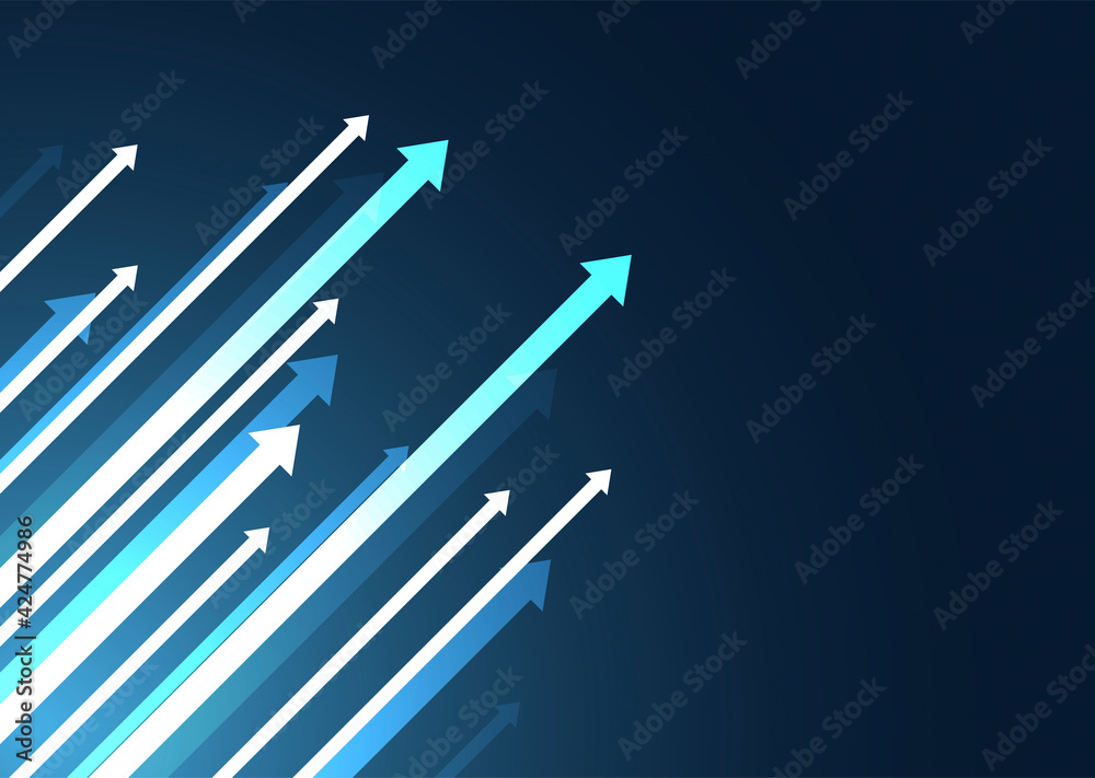 frecce, direzione, salire, salita, successo	
