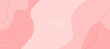 © RODIYAH - Trendy pink organic background. Abstract pattern design in modern style for banner, text space, web, card, media promotion and wallpaper. Vector