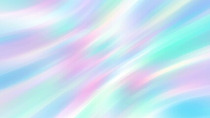 Aufkleber - Trendy bright abstract holographic iridescent clean background. Looped 4K motion graphic.