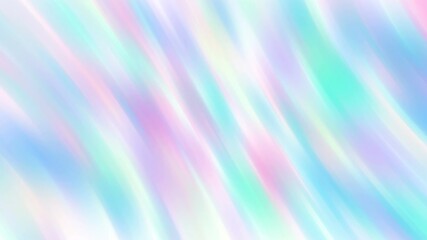 Poster - Trendy bright abstract holographic iridescent clean background. Looped 4K motion graphic.