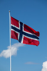 norsk flagg - norwegian flag