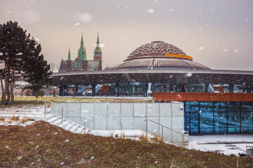 Wall Mural - Bus station in Kielce