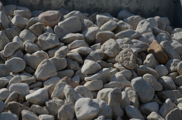 pebbles, stone background, small pebbles, decorative stones