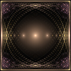 Wall Mural - 3d effect - abstract fractal graphic 