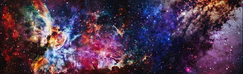 Wall Mural - mystical beautiful space. unforgettable diverse space background elements of this image furnished by