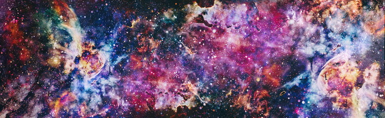 Wall Mural - mystical beautiful space. unforgettable diverse space background elements of this image furnished by