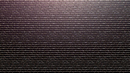 Poster - Brick wall texture. The background. Desktop wallpaper. Smartphone display design. Urban style. 3d graphic illustration.