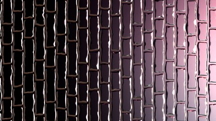 Poster - Brick wall texture. The background. Desktop wallpaper. Smartphone display design. Urban style. 3d graphic illustration.