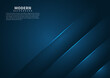 © Pramote - Abstract blue gradient background overlapping layers  with copy space for text. Luxury style.