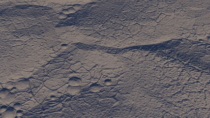 Poster - The texture of a gray stone with circular growths on it. The background. Desktop wallpaper.  3d graphic illustration.