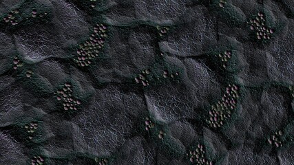 Poster - The texture of a gray stone with circular growths on it. The background. Desktop wallpaper. Suitable for smartphone decoration.  3d graphic illustration.